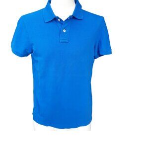 L.O.G.G. Original Polo Shirt by H & M SZ Med | Pique Knit Indigo Blue Men's